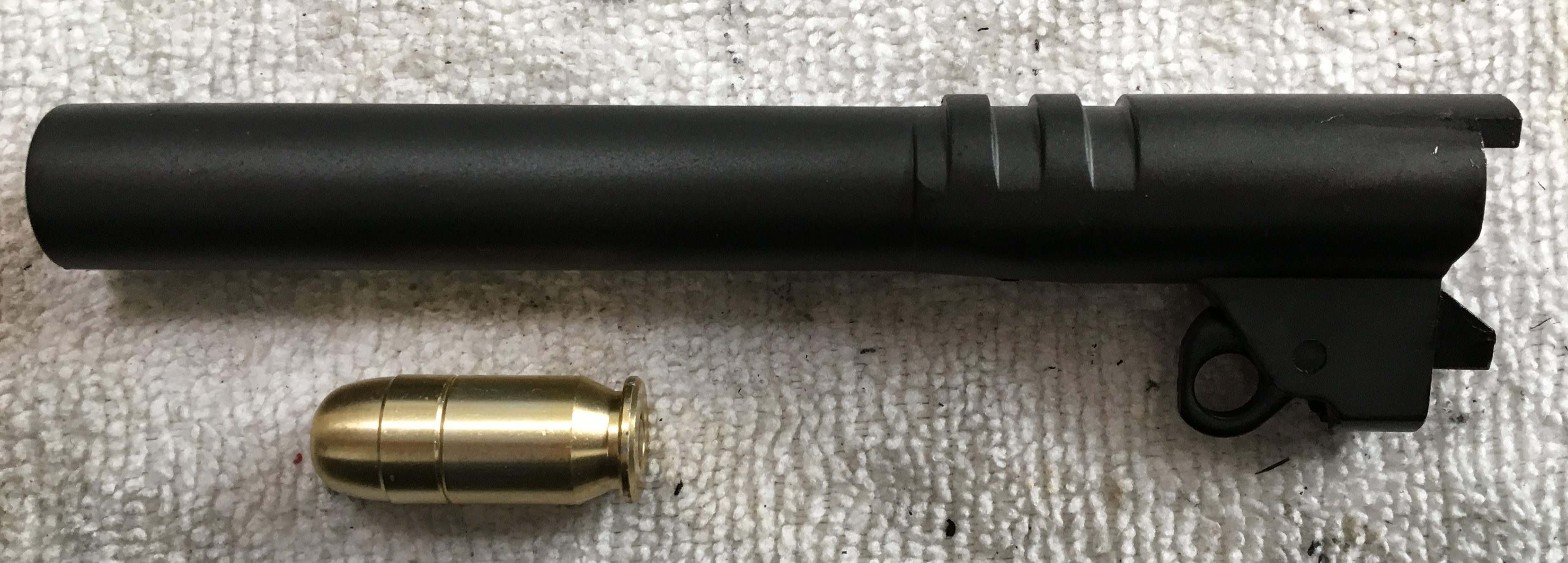 MGC M1911A1ガバメント　モデルガン用バレル　デトネータ付き　未発火？ モデルガンMGC製 ガバメント(M1911A1)