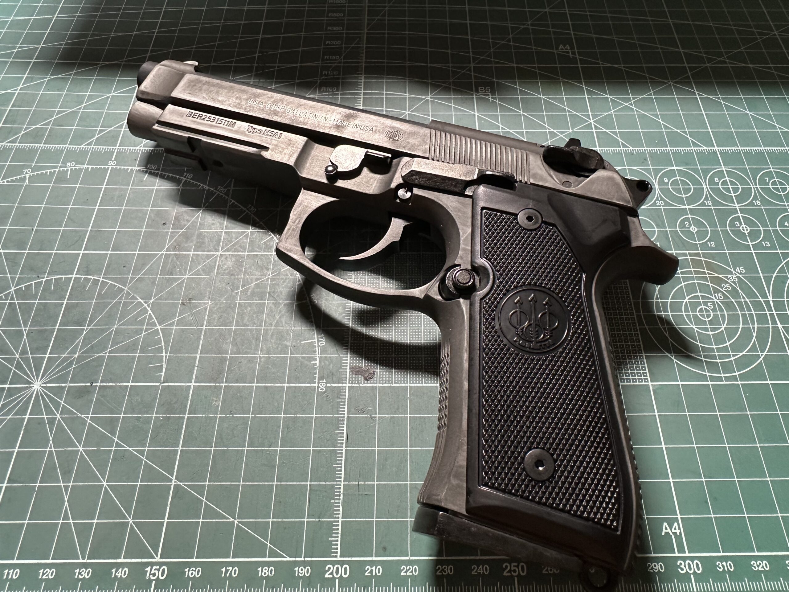 進化した名機」マルシン ベレッタM9A1 組み立てキット その3